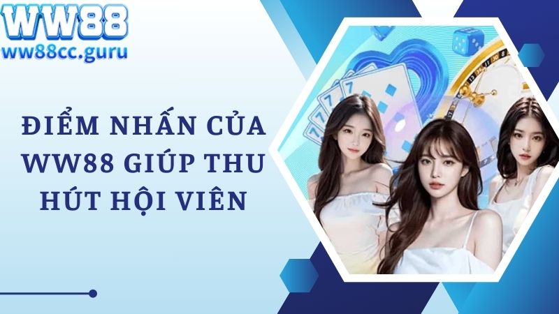 Điểm nhấn của WW88 giúp thu hút hội viên